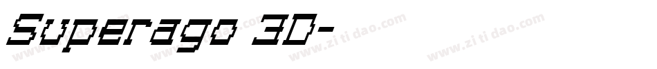 Superago 3D字体转换